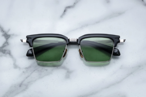 Lunettes de soleil Jacques Marie Mage ALIN Noir – vue de face