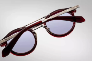 Lunettes de soleil Jacques Marie Mage Delage Cherry – détail 2