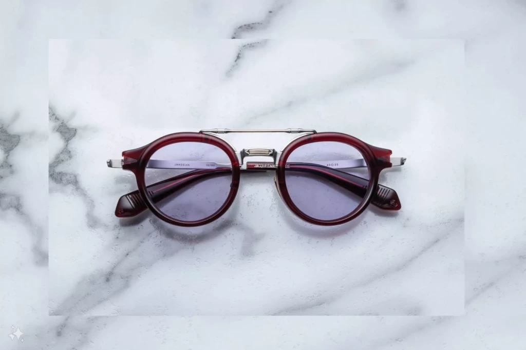 Lunettes de soleil Jacques Marie Mage Delage Cherry – vue de face 1
