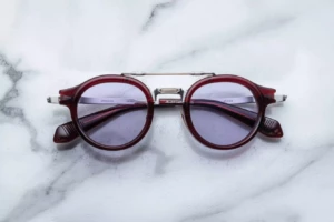 Lunettes de soleil Jacques Marie Mage Delage Cherry – vue de face 2