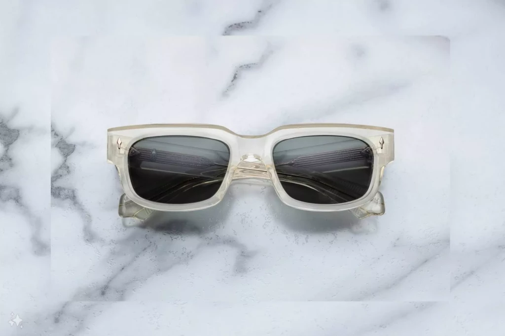 Lunettes de soleil Jacques Marie Mage MATTEI Brut – vue de face 1