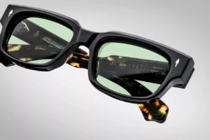 Lunettes de soleil Jacques Marie Mage MATTEI Noir – détail 1