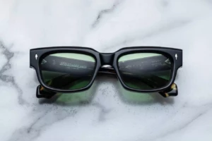 Lunettes de soleil Jacques Marie Mage MATTEI Noir – vue de face 2