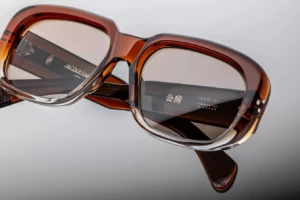 Lunettes de soleil Jacques Marie Mage KOBO Hickory Fade – détail 1
