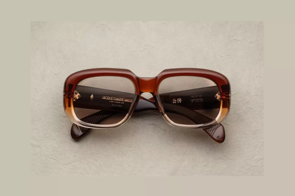 Lunettes de soleil Jacques Marie Mage KOBO Hickory Fade – vue de face 1