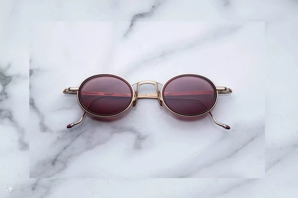 Lunettes de soleil Jacques Marie Mage VARDA Champagne – vue de face 1