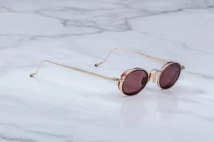 Lunettes de soleil Jacques Marie Mage VARDA Champagne – vue de profil
