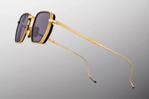 Lunettes de soleil Jacques Marie Mage ATKINS Gold – détail 3