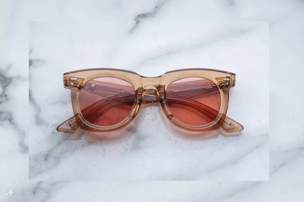 Lunettes de soleil Jacques Marie Mage AVA Tan – vue de face 1