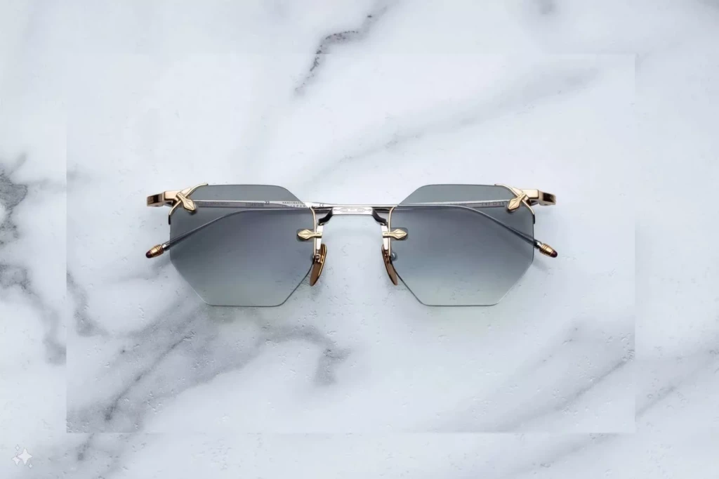 Lunettes de soleil Jacques Marie Mage EL DORADO Electrum – vue de face 1