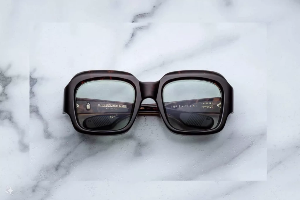 Lunettes de soleil Jacques Marie Mage EVELYN Yesterday – vue de face 1