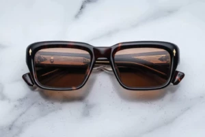 Lunettes de soleil Jacques Marie Mage WALKER Havana 6 – vue de face 2