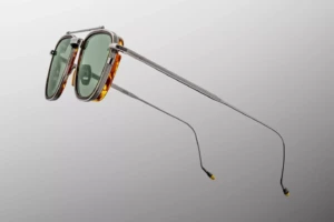 Lunettes de soleil Jacques Marie Mage 1992 Antique Silver – détail 1