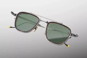 Lunettes de soleil Jacques Marie Mage 1992 Antique Silver – détail 3