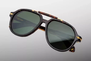 Lunettes de soleil Jacques Marie Mage 1991 Agar – détail 1