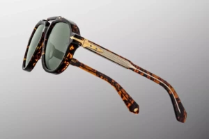 Lunettes de soleil Jacques Marie Mage 1991 Agar – détail 2