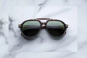 Lunettes de soleil Jacques Marie Mage 1991 Agar – vue de face 1