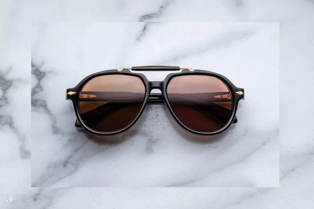 Lunettes de soleil Jacques Marie Mage 1991 Eclipse 2 – vue de face 1