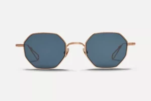 Lunettes de soleil Ahlem Gaillon Peony Gold – vue de face