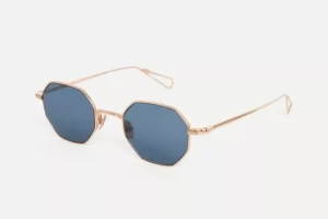 Lunettes de soleil Ahlem Gaillon Peony Gold – vue de profil