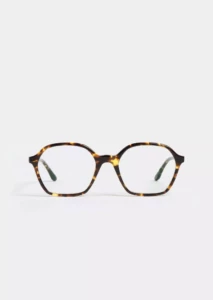 Lunettes de vue Peter And May Colette Yellow Tortoise – vue de face