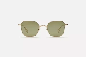 Lunettes de soleil Ahlem Couronnes Champagne – vue de face 1
