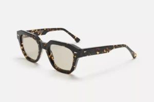 Lunettes de soleil Ahlem Pont Mirabeau Yellow Turtle – vue de profil