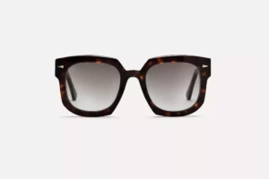 Lunettes de soleil Ahlem Vivienne Dark Turtle – vue de face 1