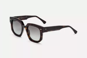Lunettes de soleil Ahlem Vivienne Dark Turtle – vue de profil