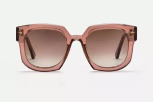 Lunettes de soleil Ahlem Vivienne Old Fashion Rose – vue de face 2