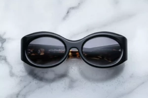 Lunettes de soleil Jacques Marie Mage Gia Noir 11 – vue de face 2