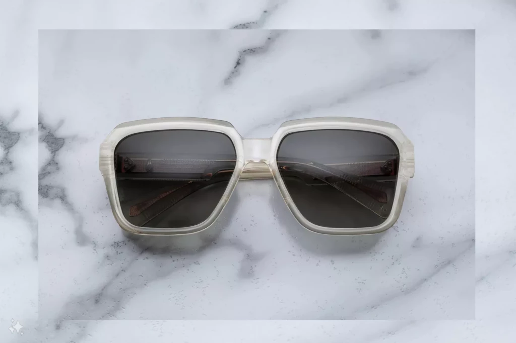 Lunettes de soleil Jacques Marie Mage AlFred Brut – vue de face 1