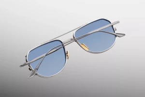 Lunettes de soleil Jacques Marie Mage Cendrars Antique Silver – détail 2