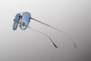 Lunettes de soleil Jacques Marie Mage Cendrars Antique Silver – détail 1