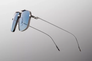 Lunettes de soleil Jacques Marie Mage Jagger Antique Silver – détail 3