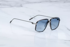 Lunettes de soleil Jacques Marie Mage Jagger Antique Silver – vue de profil