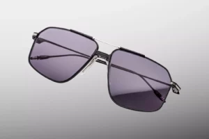 Lunettes de soleil Jacques Marie Mage Jagger Corbeau – détail 1