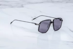 Lunettes de soleil Jacques Marie Mage Jagger Corbeau – vue de profil
