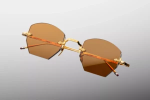Lunettes de soleil Jacques Marie Mage Oatman Suntan – détail 1