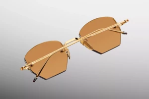 Lunettes de soleil Jacques Marie Mage Oatman Suntan – détail 2