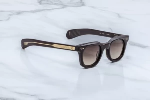 Lunettes de soleil Jacques Marie Mage Vendome Ganache Epoxy II – vue trois-quarts