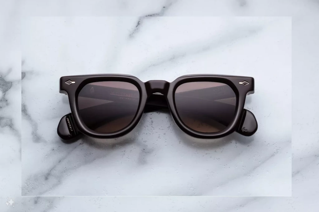Lunettes de soleil Jacques Marie Mage Vendome Ganache Epoxy II – vue de face 1