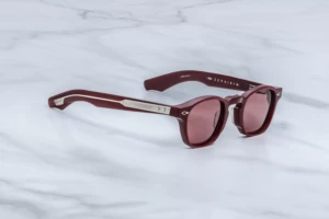 Lunettes de soleil Jacques Marie Mage Zephirin Cassis Epoxy II – vue trois-quarts