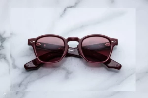 Lunettes de soleil Jacques Marie Mage Zephirin Cassis Epoxy II – vue de face 1