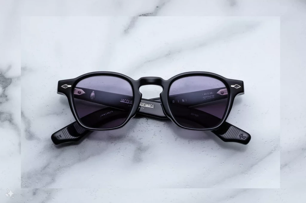 Lunettes de soleil Jacques Marie Mage Zephirin Fumée Epoxy II – vue de face 1