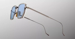 Lunettes de soleil Jacques Marie Mage Atkins Antique Silver – détail 2