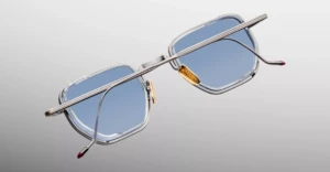 Lunettes de soleil Jacques Marie Mage Atkins Antique Silver – détail 3