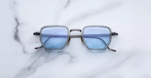 Lunettes de soleil Jacques Marie Mage Atkins Antique Silver – vue de face 2