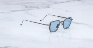 Lunettes de soleil Jacques Marie Mage Atkins Antique Silver – vue de profil