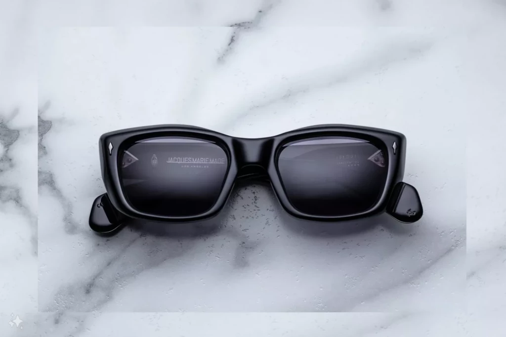 Lunettes de soleil Jacques Marie Mage Corniche Raven – vue de face 1